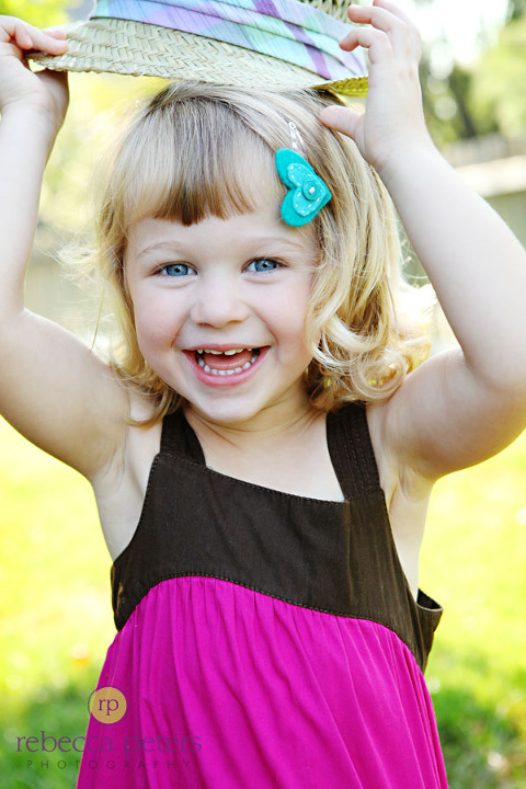 Having fun in my hat!