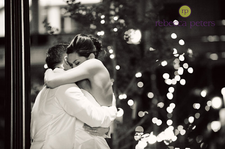 Some late-night images, on the street outside their reception