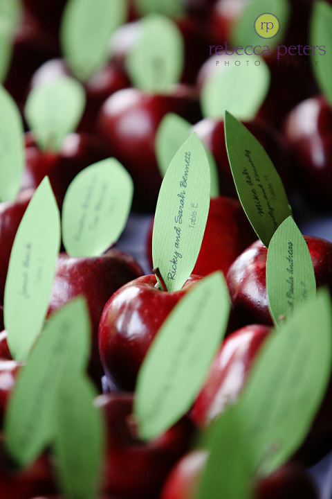 Jeremie is a teacher, so her table cards were SO sweet!