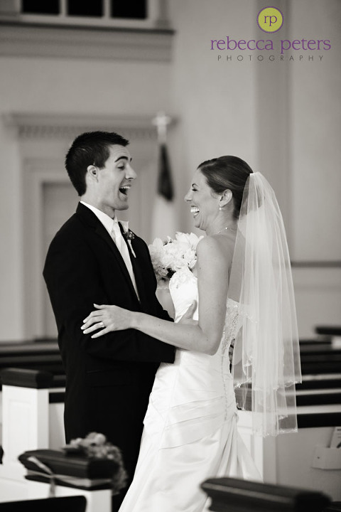 I think he was pretty happy to see her -- they made eachother laugh like this all day.