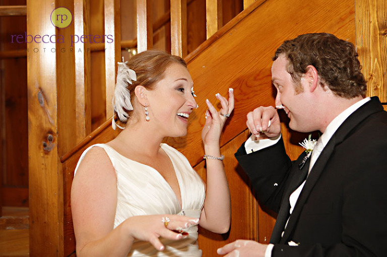 Oh yes -- there was cake-smashing!