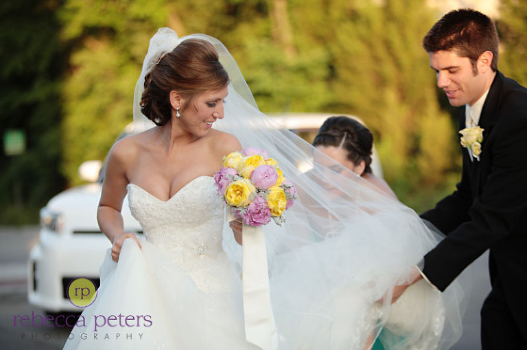 I love this image, because I have one from Margaret's wedding with Christine carrying her train!